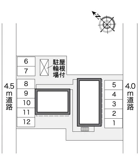 新潟市東区粟山２丁目 月極駐車場
